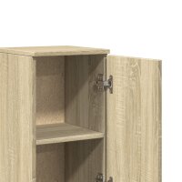 vidaXL Badschrank Sonoma-Eiche 30x30x190 cm Holzwerkstoff