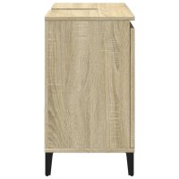 vidaXL Badschrank Sonoma-Eiche 65x33x60 cm Holzwerkstoff