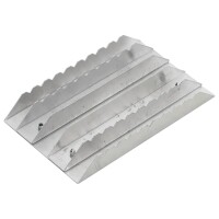 vidaXL Striegel 3 Stk. Silbern Aluminium