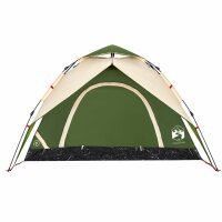 vidaXL Kuppel-Campingzelt 5 Personen Gr&uuml;n Quick Release