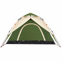 vidaXL Kuppel-Campingzelt 5 Personen Gr&uuml;n Quick Release