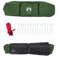 vidaXL Kuppel-Campingzelt 3 Personen Gr&uuml;n Quick Release