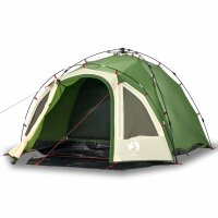 vidaXL Kuppel-Campingzelt 3 Personen Gr&uuml;n Quick Release