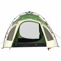 vidaXL Kuppel-Campingzelt 3 Personen Gr&uuml;n Quick Release