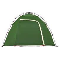 vidaXL Kuppel-Campingzelt 3 Personen Gr&uuml;n Quick Release