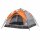 vidaXL Kuppel-Campingzelt 3 Personen Grau und Orange Quick Release