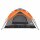 vidaXL Kuppel-Campingzelt 3 Personen Grau und Orange Quick Release