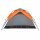 vidaXL Kuppel-Campingzelt 3 Personen Grau und Orange Quick Release