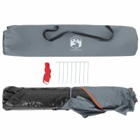 vidaXL Kuppel-Campingzelt 5 Personen Grau und Orange Quick Release