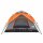 vidaXL Kuppel-Campingzelt 5 Personen Grau und Orange Quick Release