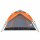 vidaXL Kuppel-Campingzelt 5 Personen Grau und Orange Quick Release