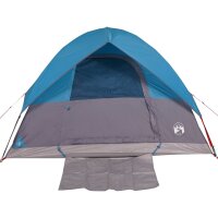 vidaXL Kuppel-Campingzelt 3 Personen Blau Wasserdicht