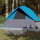 vidaXL Kuppel-Campingzelt 3 Personen Blau Wasserdicht