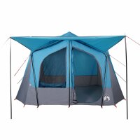 vidaXL Campingzelt 5 Personen Blau Wasserdicht