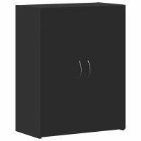 vidaXL Aktenschrank Schwarz 60x32x77,5 cm Holzwerkstoff