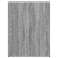 vidaXL Aktenschrank Grau Sonoma 60x32x77,5 cm Holzwerkstoff