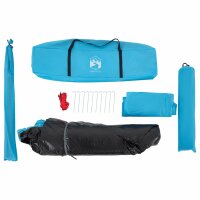 vidaXL Kuppel-Campingzelt 5 Personen Blau Quick Release