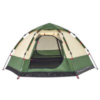 vidaXL Campingzelt 4 Personen Gr&uuml;n Quick Release