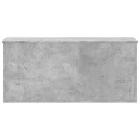 vidaXL Truhe Betongrau 100x42x46 cm Holzwerkstoff