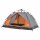 vidaXL Kuppel-Campingzelt 2 Personen Grau und Orange Quick Release