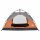 vidaXL Kuppel-Campingzelt 2 Personen Grau und Orange Quick Release