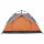 vidaXL Kuppel-Campingzelt 2 Personen Grau und Orange Quick Release