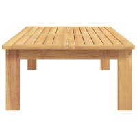 vidaXL Gartentisch 100x60x30 cm Massivholz Akazie