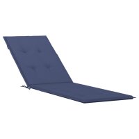 vidaXL Liegestuhl-Auflage Marineblau Oxford-Gewebe