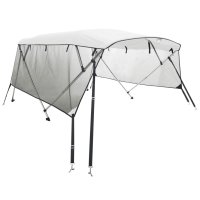 vidaXL 3-Bow Bimini-Top mit Mesh-Seitenteilen...