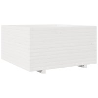 vidaXL Pflanzkübel Weiß 90x90x49,5 cm...