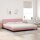 vidaXL Bett mit Matratze Rosa 200x200 cm Samt