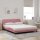 vidaXL Bett mit Matratze Rosa 160x200 cm Samt