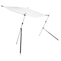 vidaXL T-Top-Beschattungsverl&auml;ngerung Wei&szlig; 170x170x(113-182,5) cm