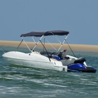 vidaXL 4-Bow Bimini-Top mit Seitenteilen...