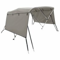 vidaXL 3-Bow Bimini-Top mit Seitenteilen 183x(185-198)x137 cm