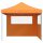 vidaXL Partyzelt Faltbar Pop-Up mit 2 Seitenteilen Orange