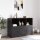 vidaXL Sideboard Schwarz 99x39x73 cm Stahl