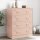 vidaXL Sideboard Rosa 67x39x83 cm Stahl