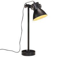 vidaXL Schreibtischlampe 25 W Schwarz 15x15x55 cm E27