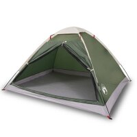 vidaXL Kuppel-Campingzelt 4 Personen Grün Wasserdicht