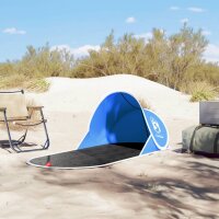 vidaXL Strandzelt Azurblau Pop-Up Wasserdicht