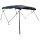 vidaXL 3-Bow Bimini-Top mit Mesh-Seitenteilen 183x(137-152)x137 cm