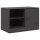 vidaXL TV-Schrank Schwarz 67x39x44 cm Stahl