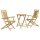 vidaXL 3-tlg. Bistro-Set Bambus