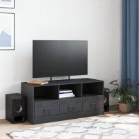 vidaXL TV-Schrank Anthrazit 99x39x44 cm Stahl