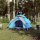 vidaXL Kuppel-Campingzelt 3 Personen Blau Quick Release