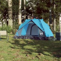 vidaXL Kuppel-Campingzelt 2 Personen Blau Quick Release