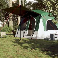 vidaXL Campingzelt 5 Personen Gr&uuml;n Wasserdicht