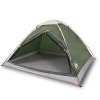 vidaXL Kuppel-Campingzelt 2 Personen Grün Wasserdicht