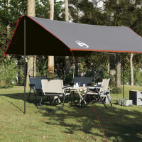 vidaXL Tarp Grau und Orange 430x380x210 cm Wasserdicht